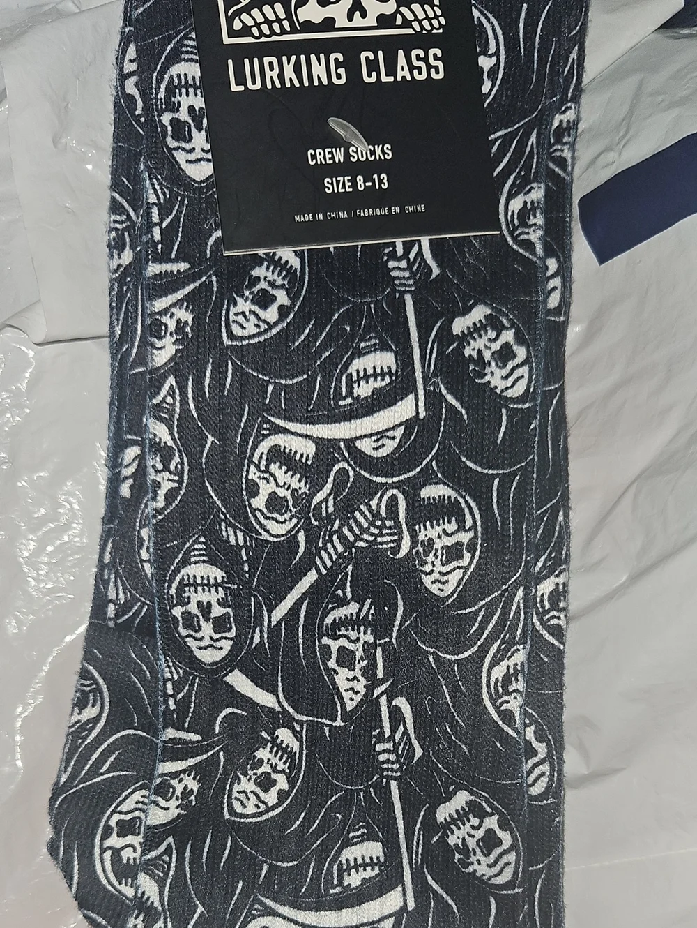 Grin Reaper Crew Socks